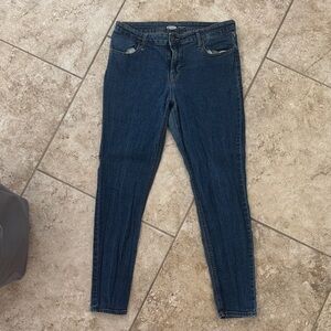 Old Navy Women's Dark Blue Skinny Jeans / E3
